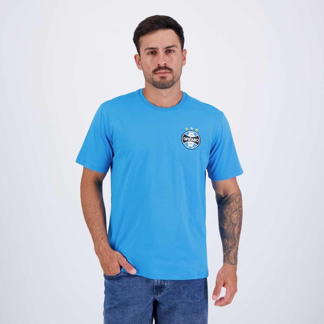 Camisa Grêmio Básica Azul - Foto 1