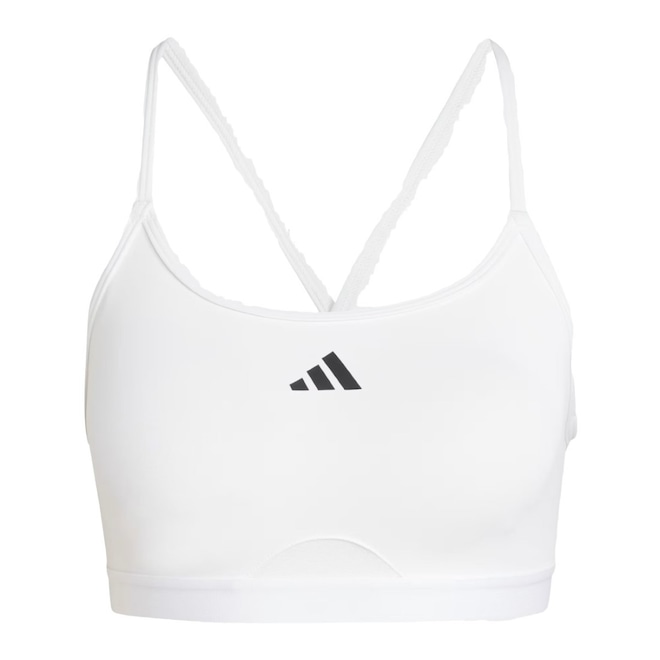 Top adidas Treino Aeroreact Suporte Leve - Feminino - Foto 1