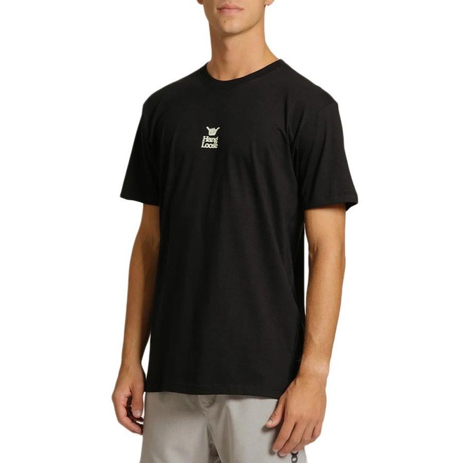 Camiseta Masculina Hang Loose Logblock - HANG LOOSE - Masculino - Foto 1