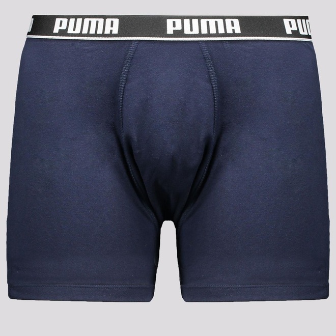 Cueca Puma Boxer Cotton - Adulto - Foto 1