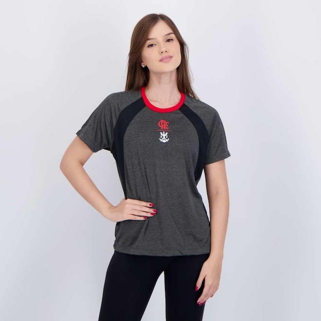 Camisa Flamengo Var Feminina Cinza - Foto 1