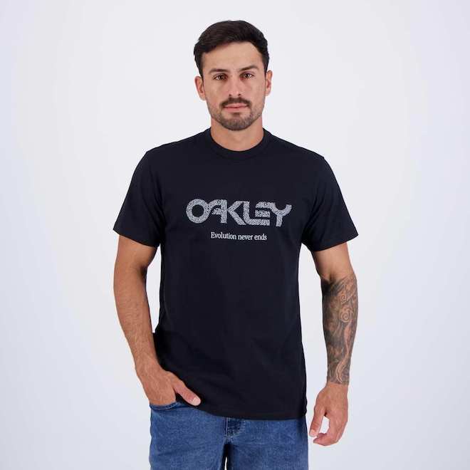 Camiseta Oakley Coral Organic Surf - Masculina - Foto 1