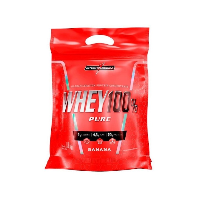 Whey 100% Pure Pouch Integralmedica 1,8kg - Foto 1