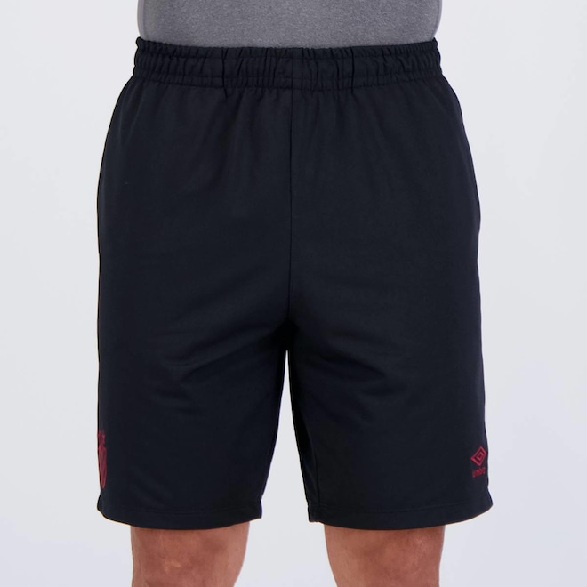 Bermuda do Sport Recife Umbro Viagem 2024 Masculina - Foto 1