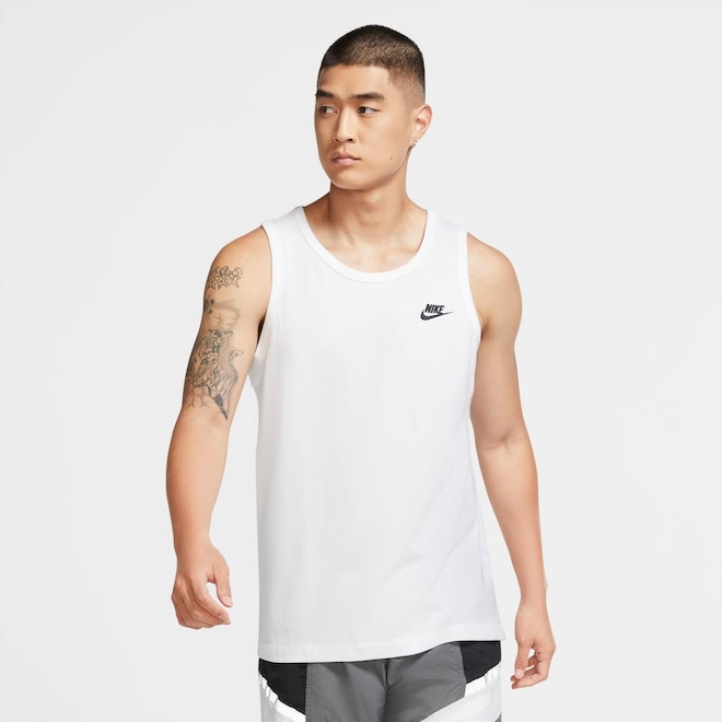 Camiseta Regata Nike Sportswear Club Masculina - Foto 1