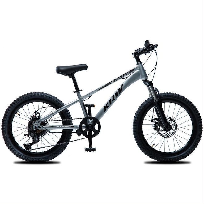 Bicicleta Mtb Aro 20 Krw - Câmbio 7 Velocidades L20 - Infantil - Foto 1