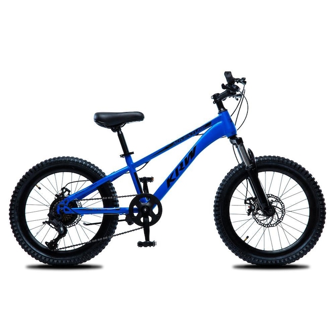 Bicicleta Mtb Aro 20 Krw - Câmbio 7 Velocidades L20 - Infantil - Foto 1