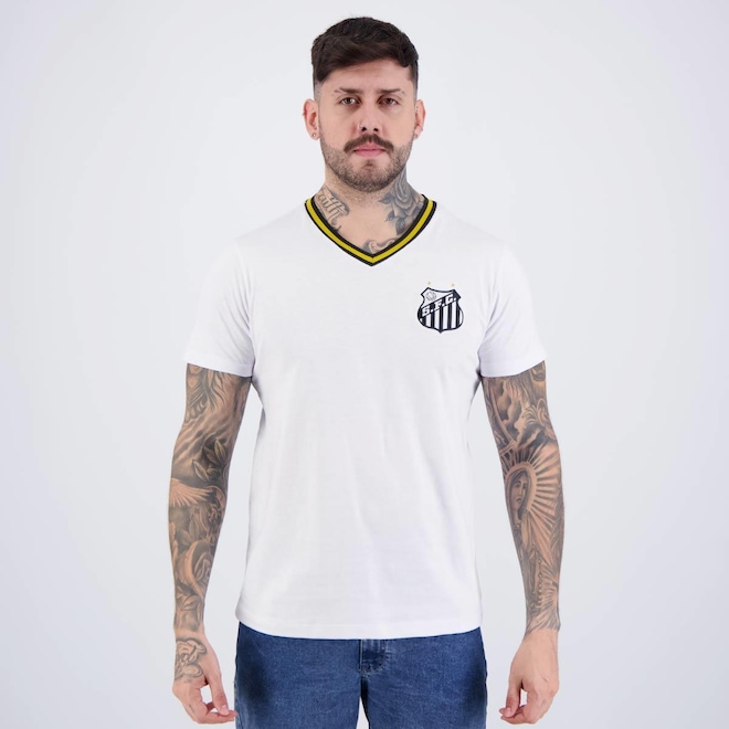 Camisa Santos Clube Branca - Foto 1
