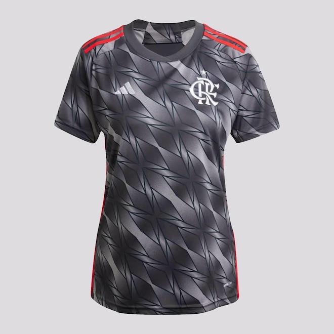 Camisa adidas Flamengo III 2024 - Feminina - Foto 1