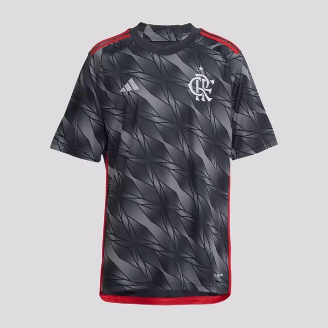 Camisa adidas Flamengo III 2024 - Infantil - Foto 1