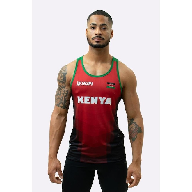 Camiseta Regata Hupi Kenya Soul - Masculina - Foto 1