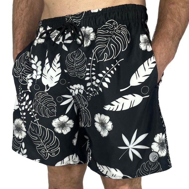 Shorts Surftrip Floral - Masculina - Foto 1