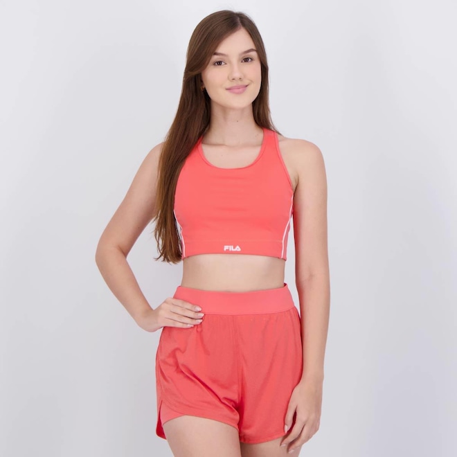 Top Fitness Fila Seven Stripes Fit - Feminino - Foto 1