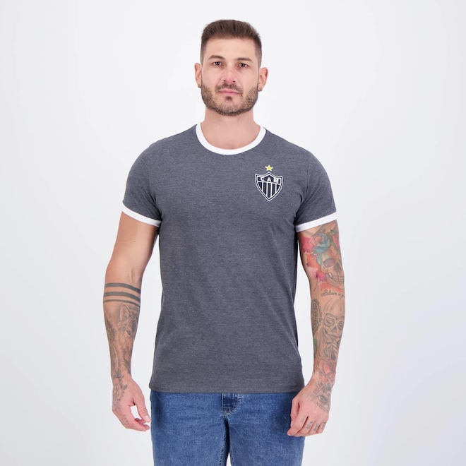Camisa Atlético Mineiro Bucolic Cinza Mescla - Foto 1