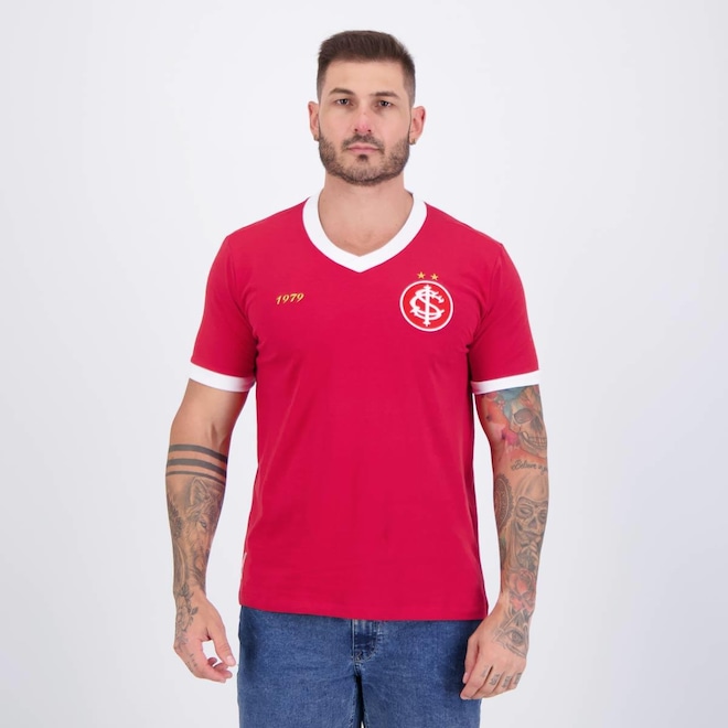 Camisa Internacional Retrô 1979 Vermelha - Foto 1