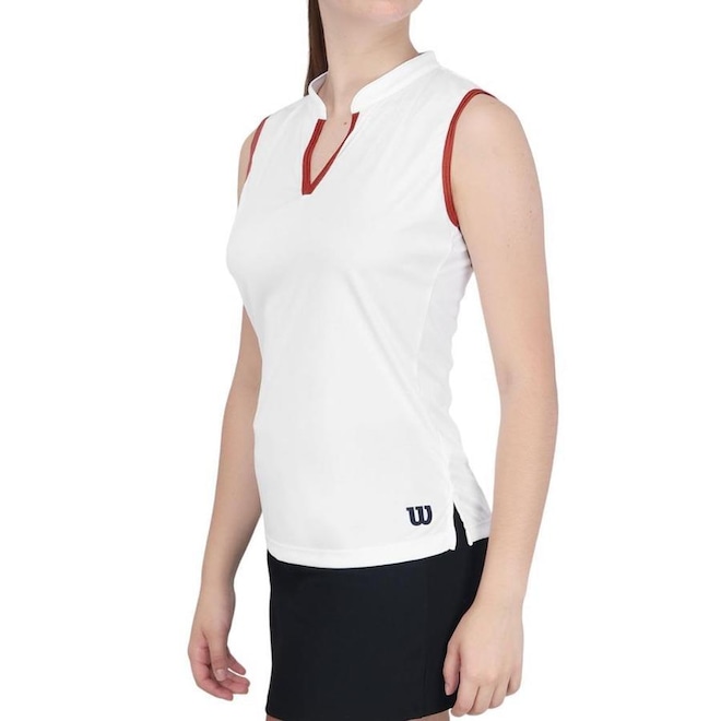 Camiseta Regata Wilson Tour Mao - Feminina - Foto 1