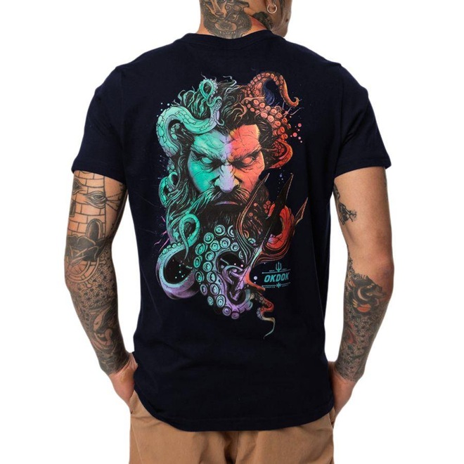 Camiseta Okdok King Of Seas - Masculina - Foto 1