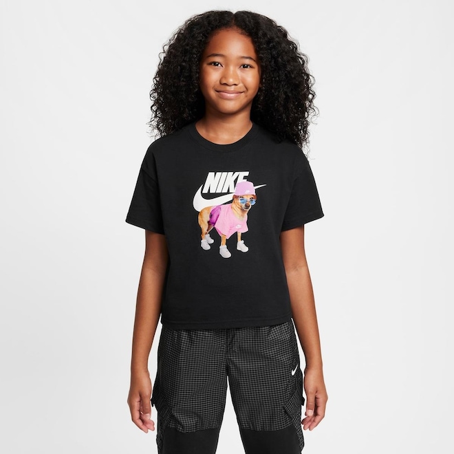 Camiseta Nike Sportswear Kc 2 - Infantil - Foto 1