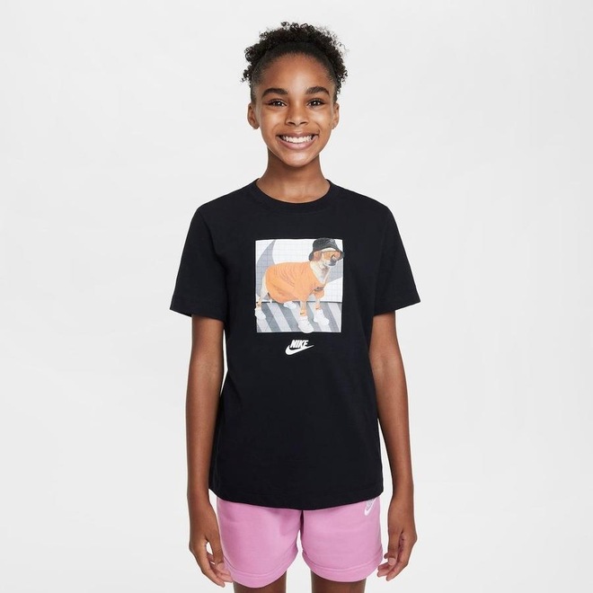 Camiseta Nike Sportswear Adapt - Infantil - Foto 1