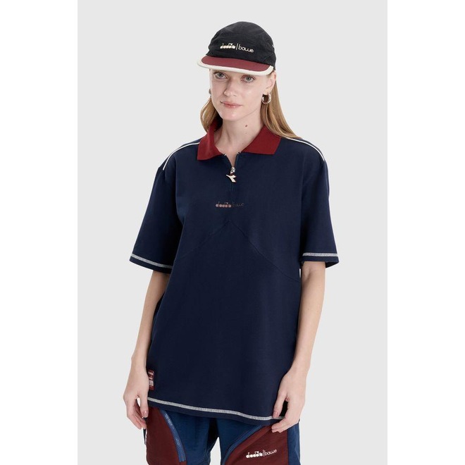 Camisa Polo Baw X Diadora Zip Unissex - Foto 1