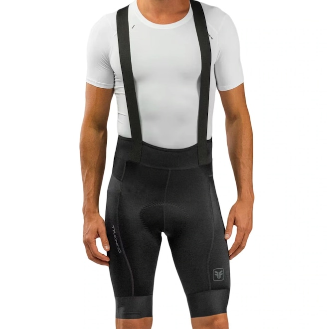 Bretelle Ciclismo Masculino Free Force Training Invert Gel - Foto 1