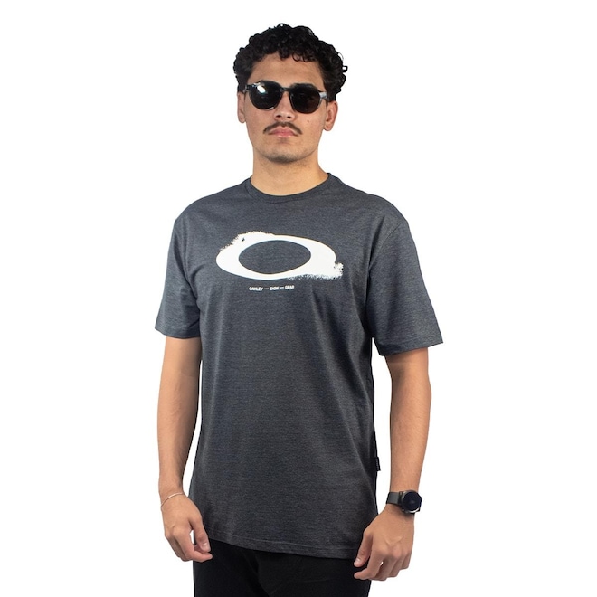 Camiseta Oakley Snow Gear Ellipse Tee - Masculina - Foto 1