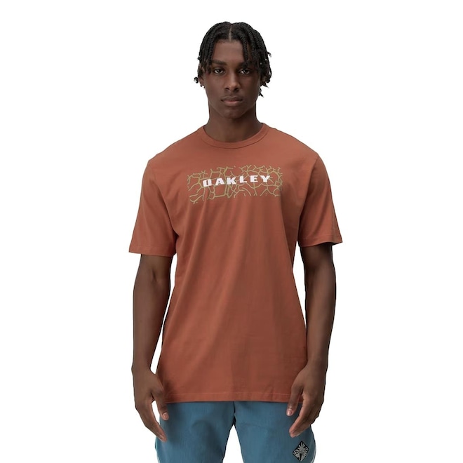 Camiseta Oakley Square Lightning Graphic Tee - Masculina - Foto 1