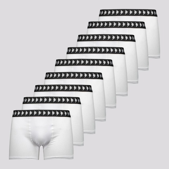 Kit 9 Cuecas Boxer Kappa Levinne Adulto - Foto 1