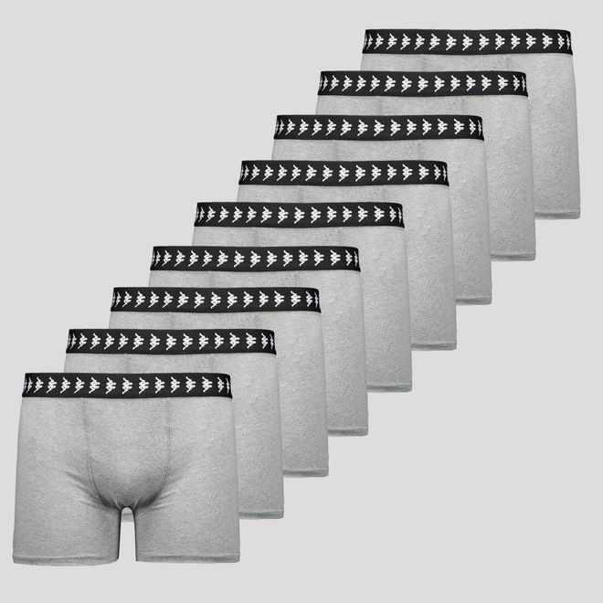 Kit 9 Cuecas Boxer Kappa Levinne Adulto - Foto 1