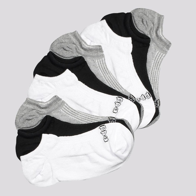 Kit Meias Kappa com 9 Pares Super Invisível Adulto - Foto 1