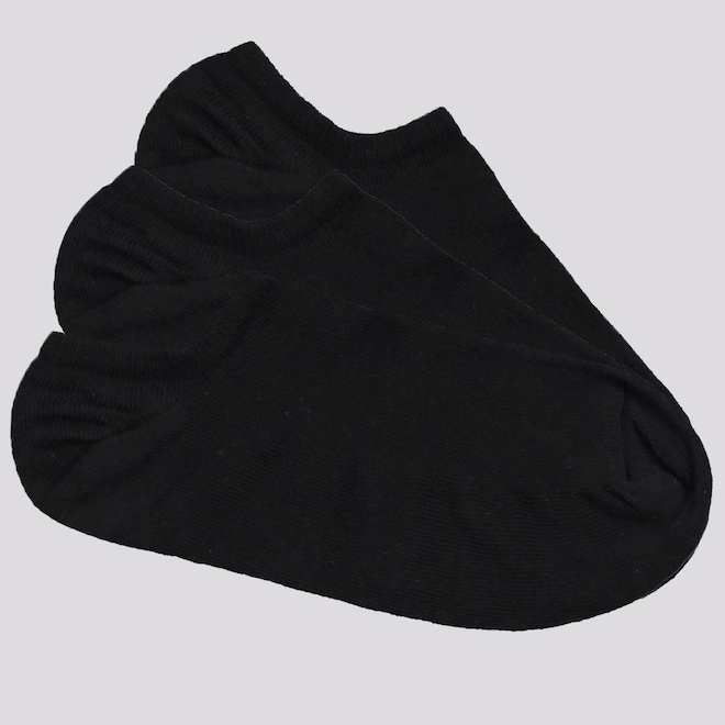 Kit Meias Selene 3 Pares Sapatilha Invisível Feminino - Foto 1