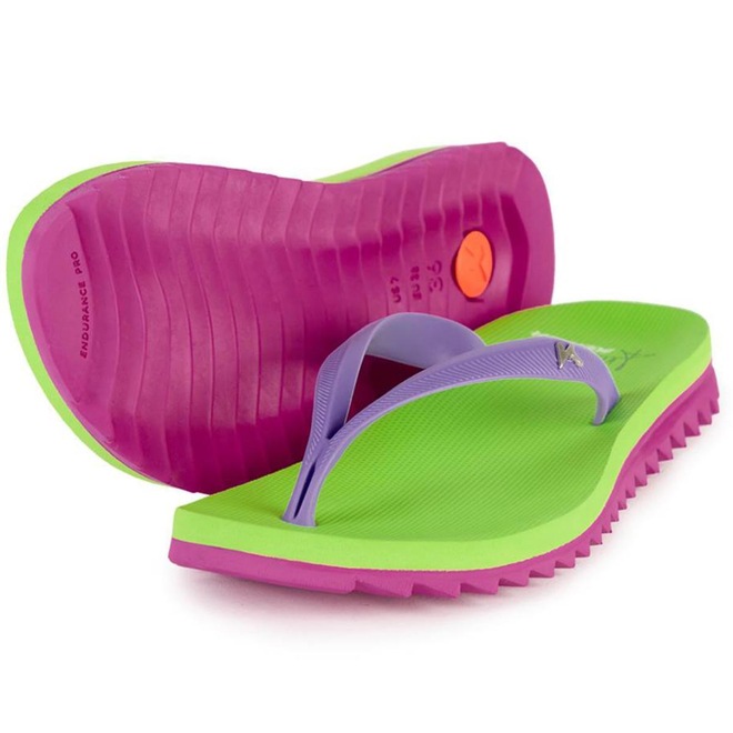 Chinelo Kenner Ibiza Anitta Feminino - Verde e Rosa - Foto 1