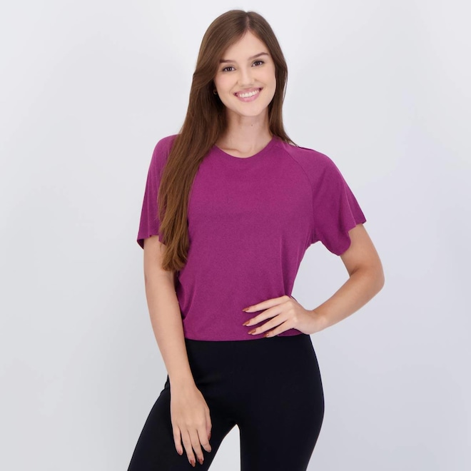 Blusa Cropped Fila Train Feminina - Foto 1