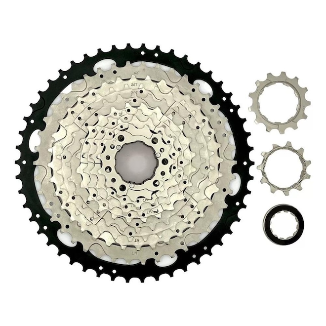 Cassete Mtb K7 11V 11X50 Absolute Prata 1X11 Velocidades - Foto 1