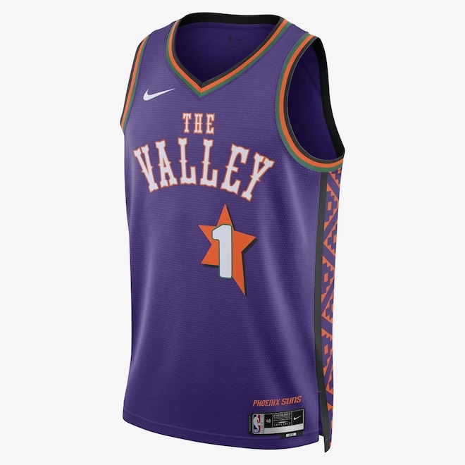 Camiseta Regata Nike Phoenix Suns City Edition 2024/25 - Masculina - Foto 1