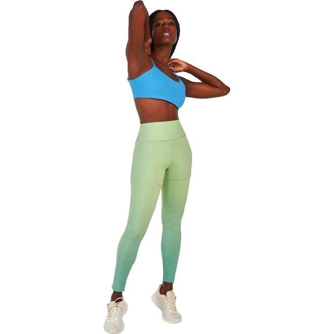 Calça Legging Alto Giro Degrade Feminina - Foto 1