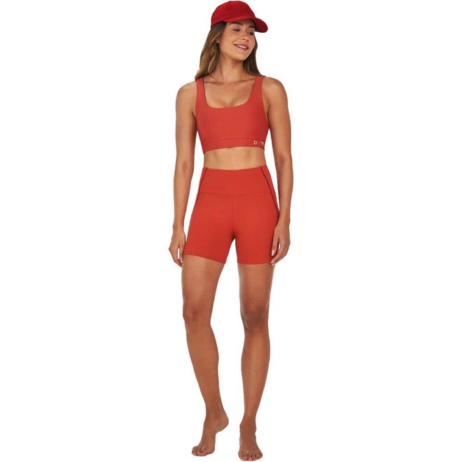 Bermuda Alto Giro Recortes - Feminina - Foto 1