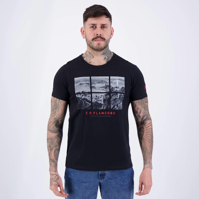 Camisa Flamengo Nomad Preto - Foto 1