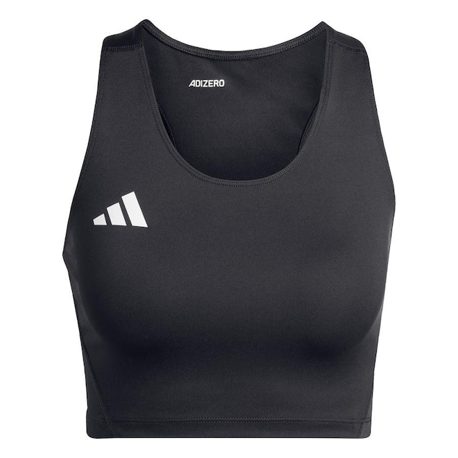 Top Cropped adidas Corrida Adizero Essentials Feminino - Foto 1