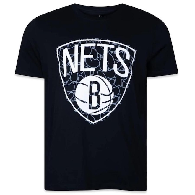 Camiseta New Era Brooklyn Nets World Of Logos - - Foto 1