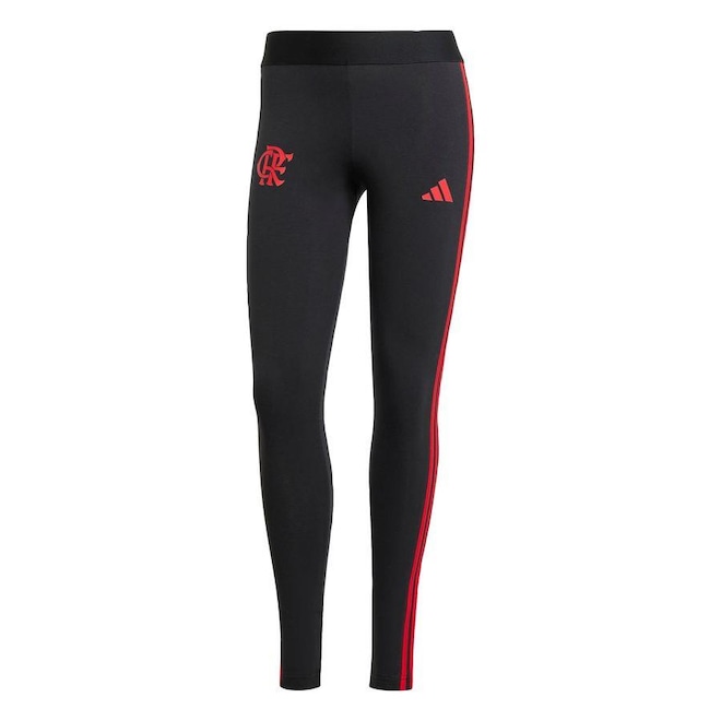 Calça Legging do Flamengo Dna adidas - Feminina - Foto 1