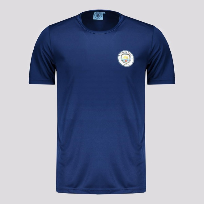 Camisa Manchester City Dry Fit Marinho - Foto 1