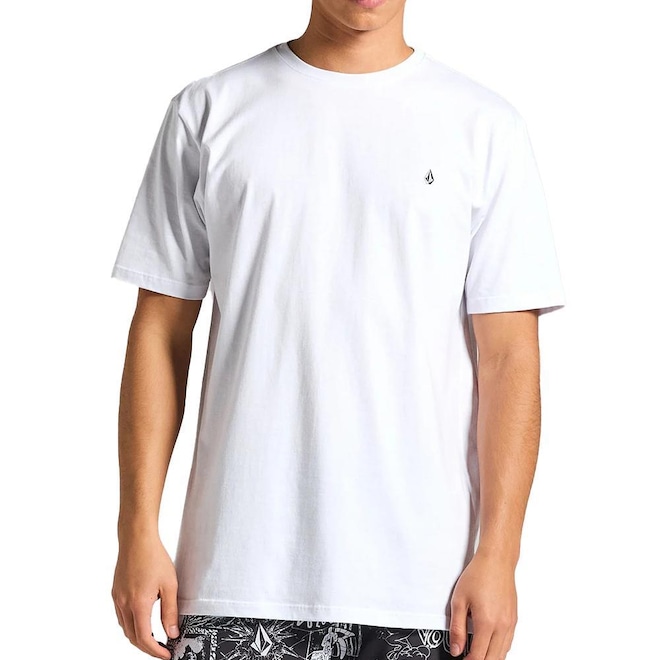 Camiseta Volcom Stone Blanks Masculina - Foto 1