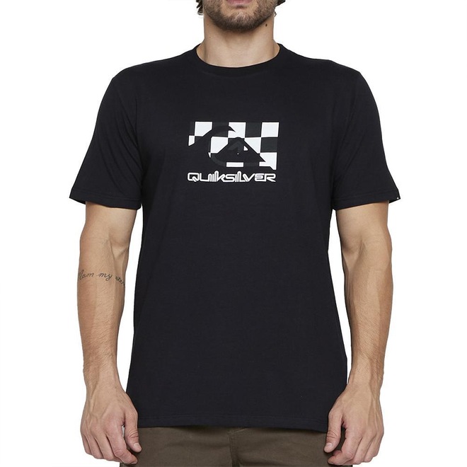 Camiseta Quiksilver Quik Checker Masculina - Foto 1