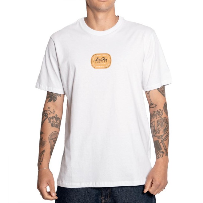 Camiseta Dc Shoes Label It - Masculina - Foto 1