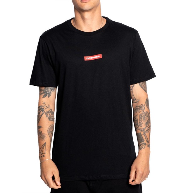 Camiseta Dc Shoes Tape Dcshoe - Masculina - Foto 1