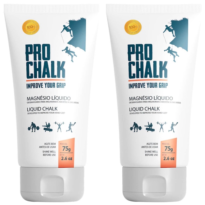 Magnesio Liquido Pro Chalk Liquid Chalk Tubo 75G - 2 Unidades - Foto 1