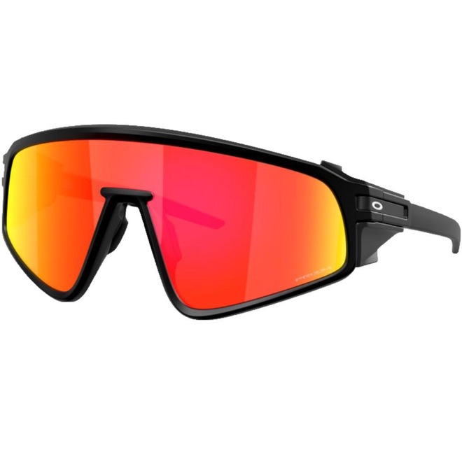 Óculos de Sol Oakley Ciclismo Latch Panel Matte Black Prizm Ruby - Foto 1