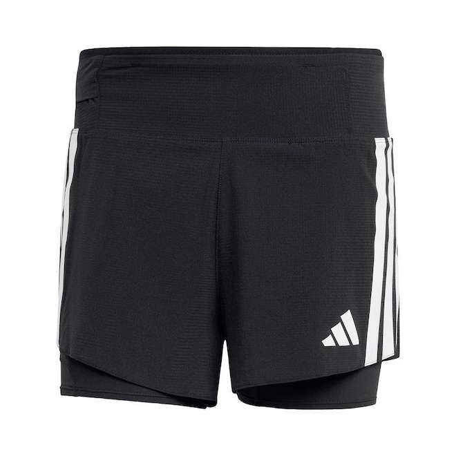 Shorts adidas Bolso Gel 2 Em 1 Adizero Running - Masculina - Foto 1
