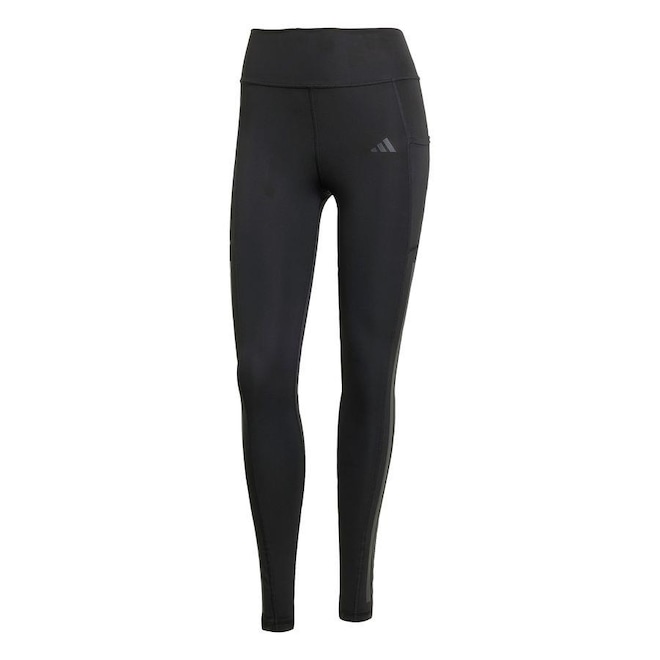 Legging adidas Optime Três Listras Full-Length - Feminina - Foto 1